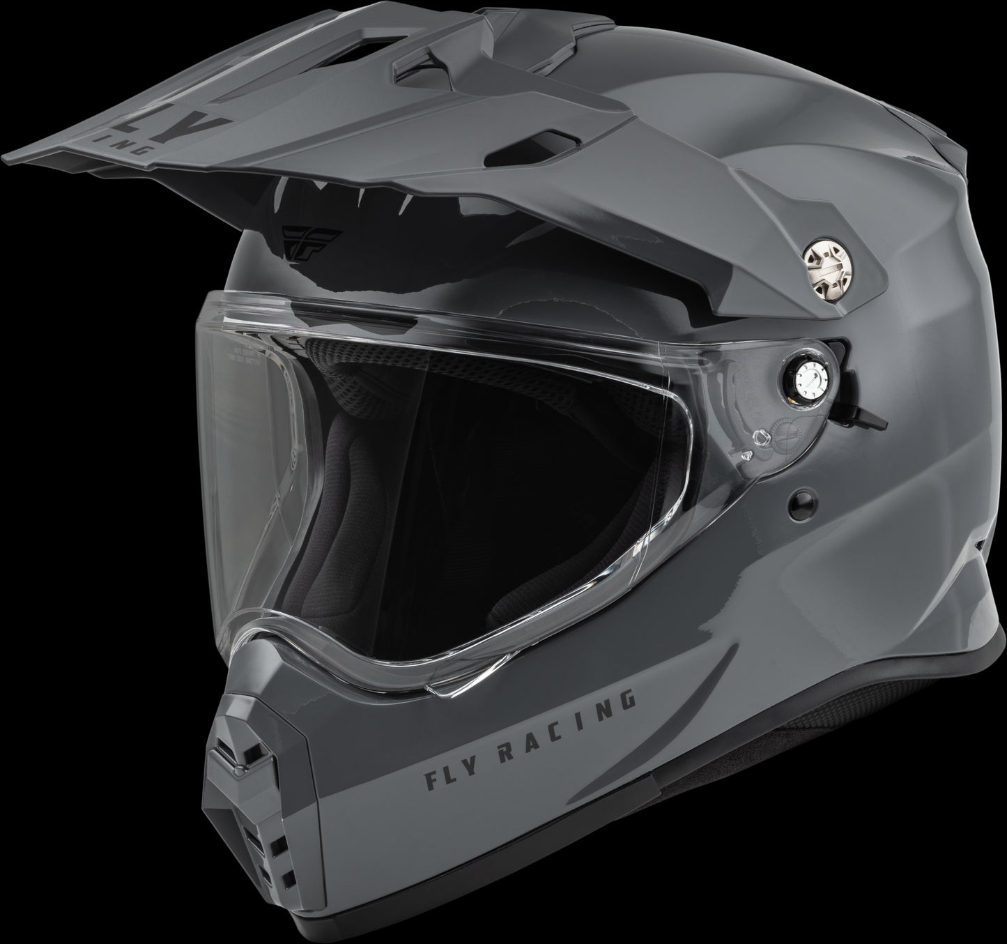 Fly Racing Trekker Solid Helmet (Grey)