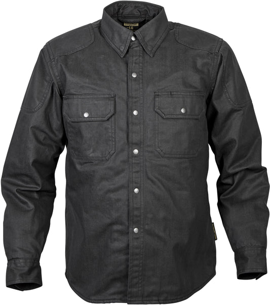 ScorpionEXO Covert Waxed Shirt Waxed Riding Shirt (Black) - 3XL