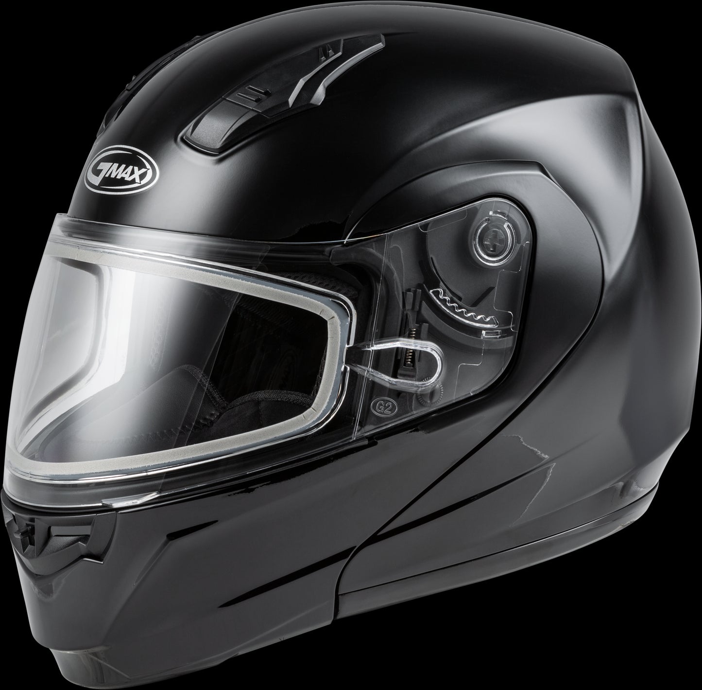 GMAX MD-04S Modular Snow Helmet w/ Dual Lens Shield (Black)