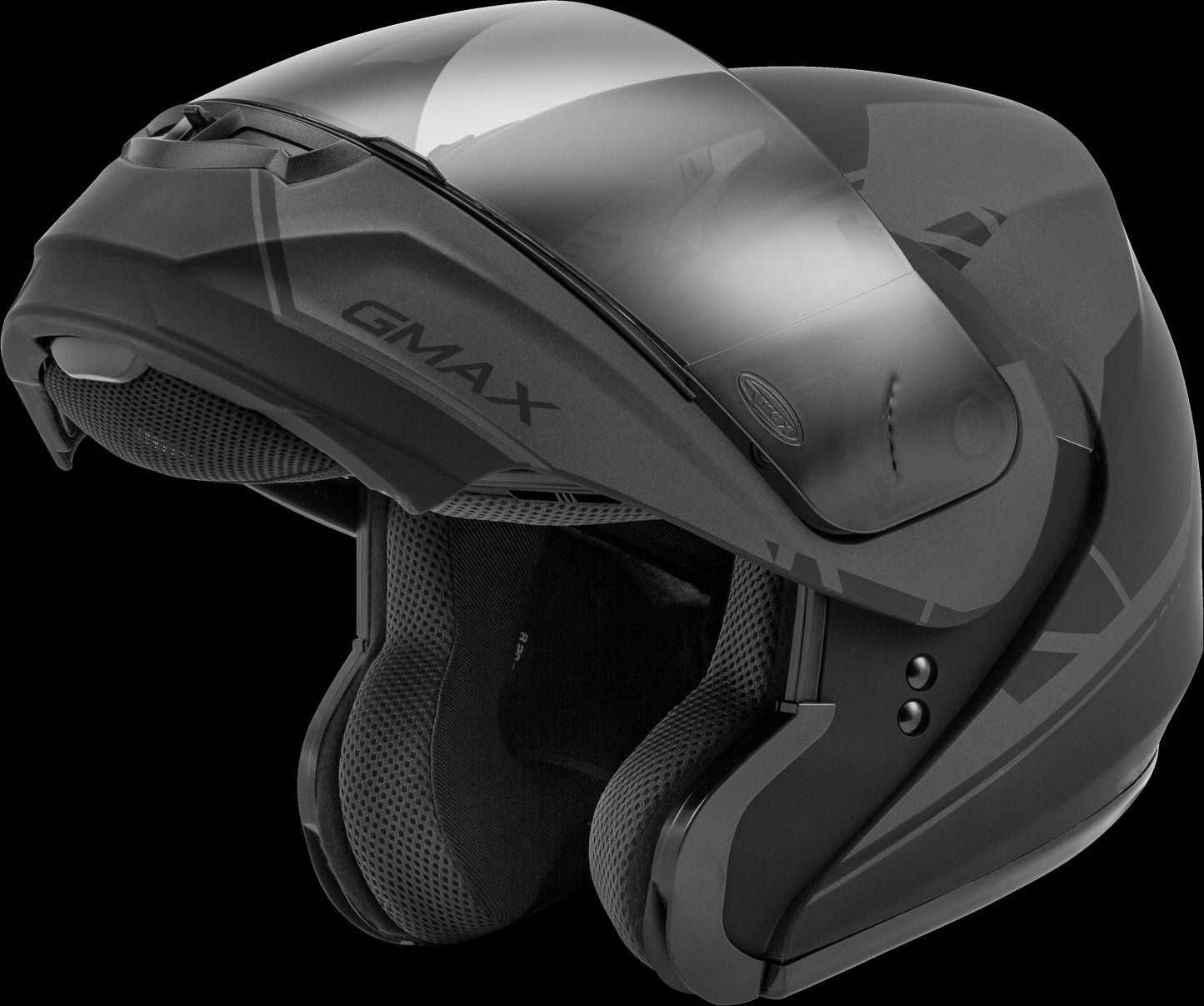 GMAX MD-04 Modualar Helmet (Matte Black/Grey)