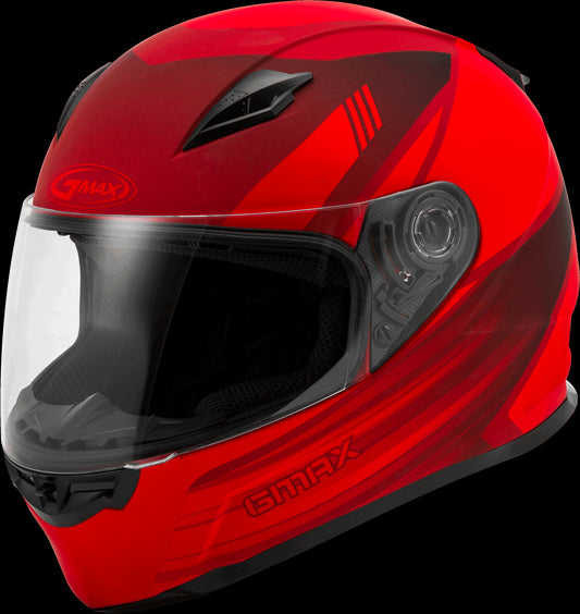 GMAX FF-49 Deflect Motorcycle Helmet (Matte Red)