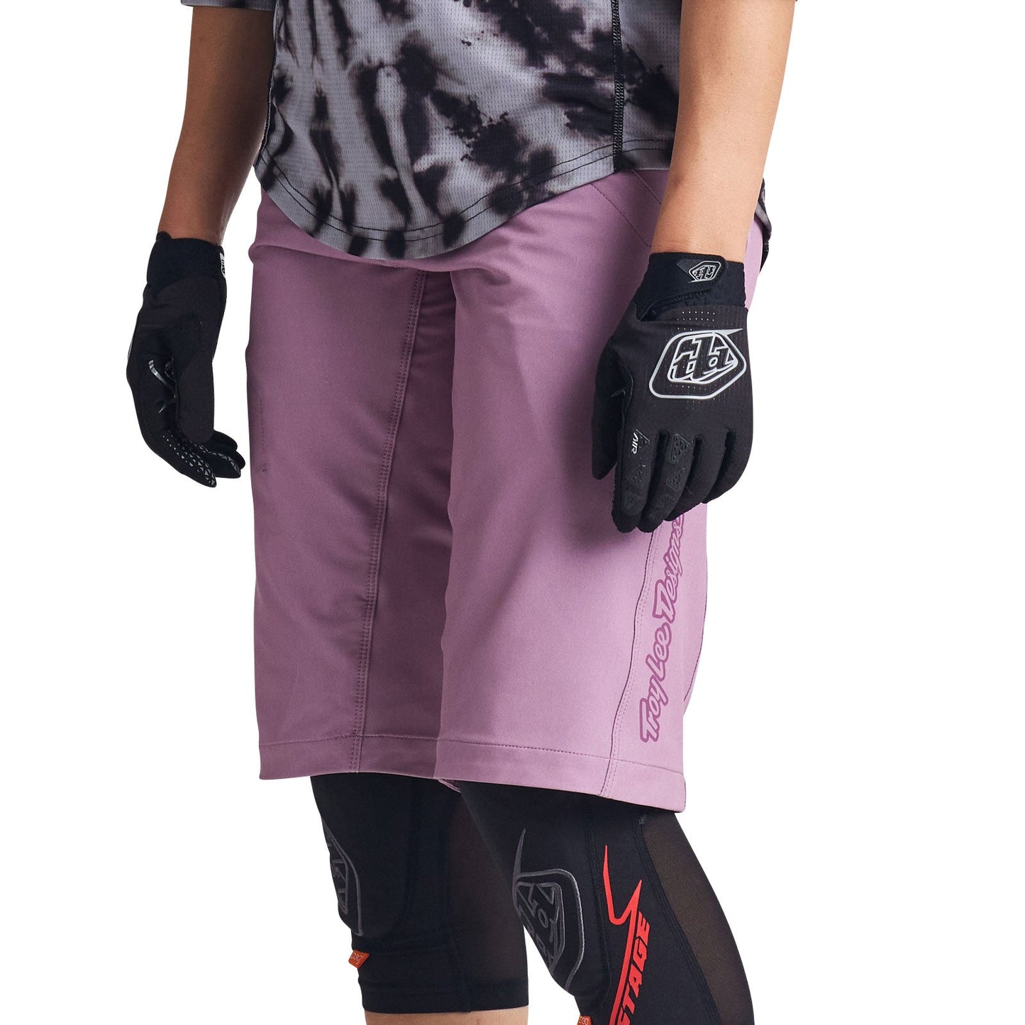 Troy Lee Designs MTB Womens Mischief Shorts w/ Liner (Rosewood)