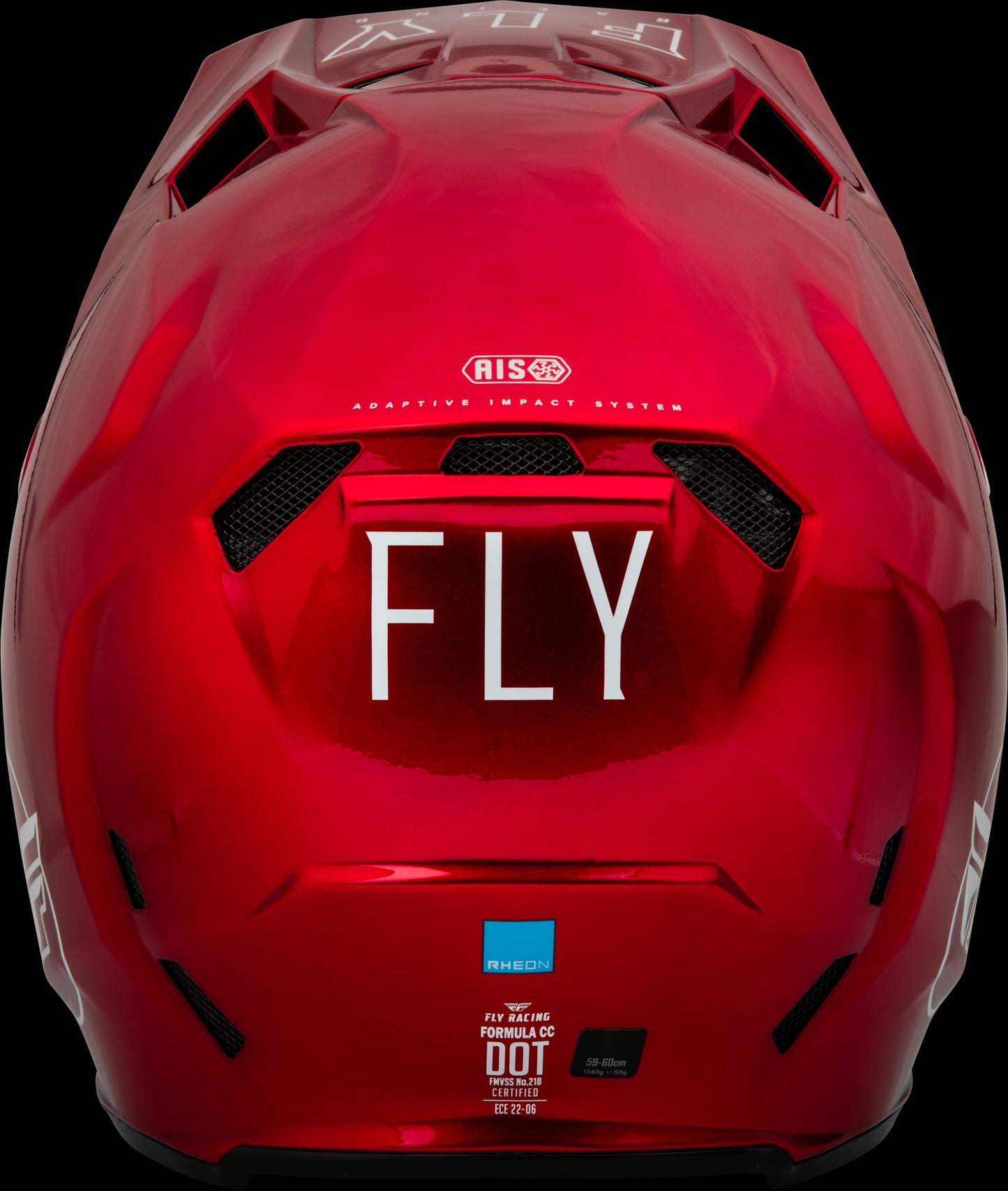 Fly Racing Formula CC Driver Helmet (Metallic Red / White) - Youth Large