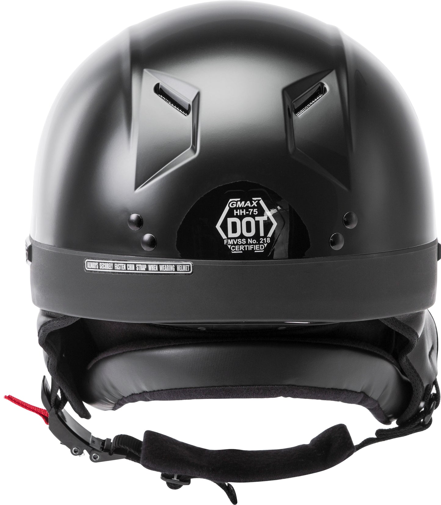 GMAX HH-75 Half Helmet (Black)