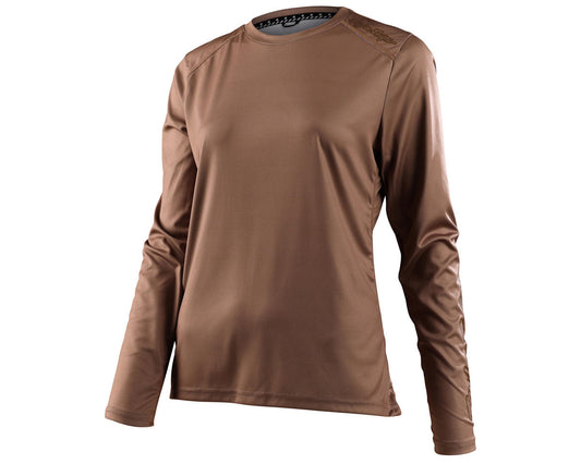 Troy Lee Designs Womens Long Sleeve Lilium Jersey (Coffee)