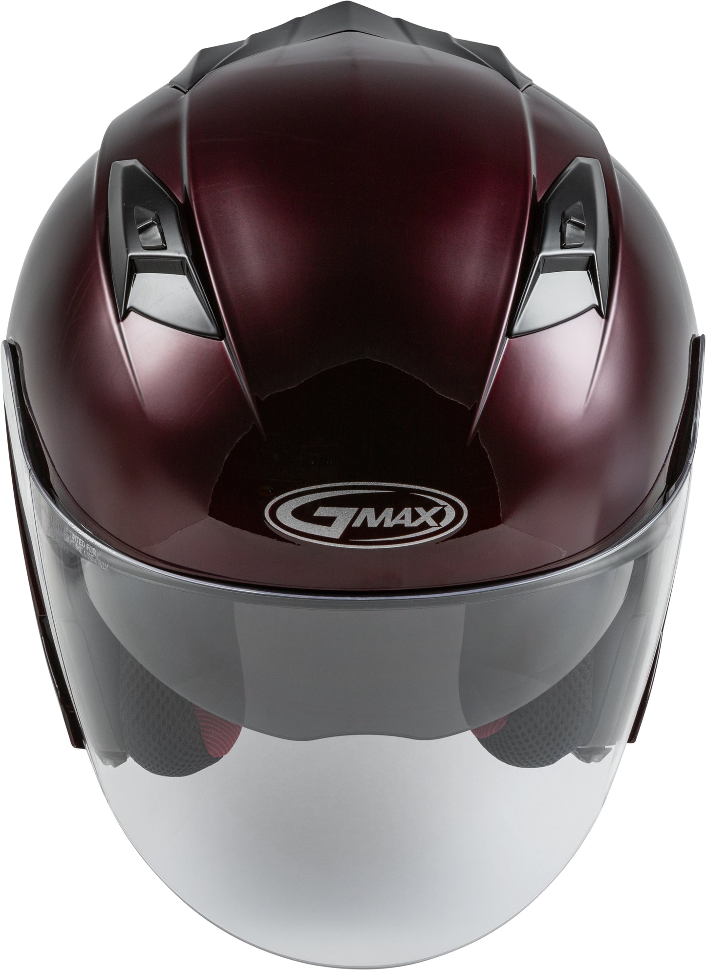 GMAX OF-77 Open-Face Motorcycle Helmet (Wine) - Medium