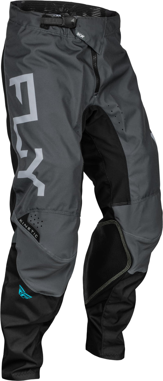 Fly Racing 2024 Adult Kinetic Reload Pants (Charcoal/Black/Blue-Iridium)