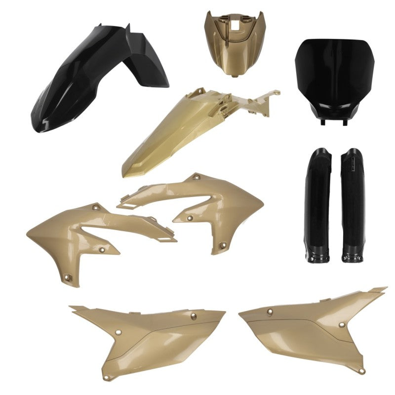 Acerbis 2024 Yamaha YZ250F/ 23+ YZ450F/FX (Includes Tank Cover) Full Plastic Kit - Black/Gold