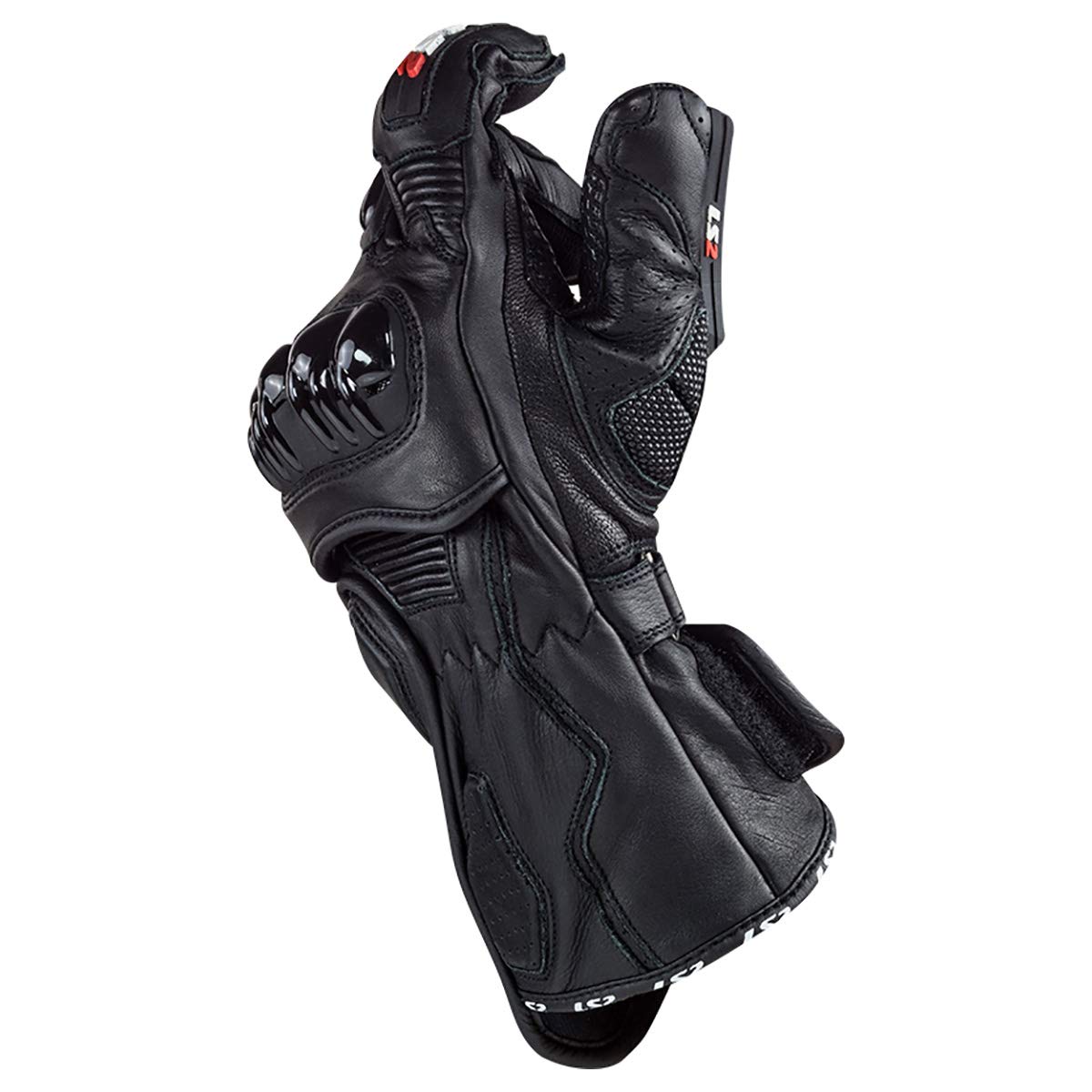 LS2 Helmets Swift Glove (Black - 3X-Large)