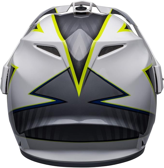 BELL MX-9 Adventure MIPS Adult Helmet (Dalton Gloss White/Hi-Viz Yellow) - 2XL