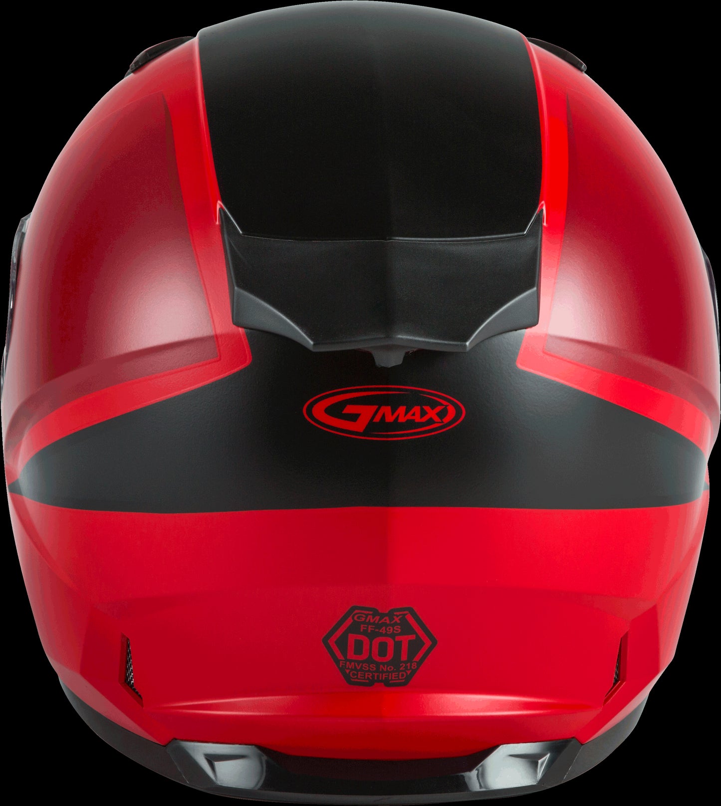 GMAX FF-49S Hail Snow Helmet (Matte Red/Black)