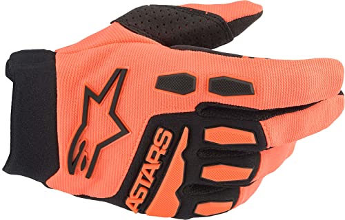 Alpinestars Youth & Kids Full Bore Gloves (Orange/Black) - Youth Medium