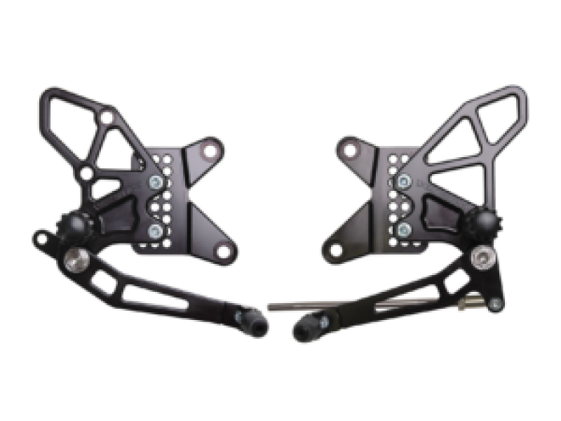 Vortex Racing 13-18 Kawasaki ZX636 Ninja ZX-6R Rear Set- Black