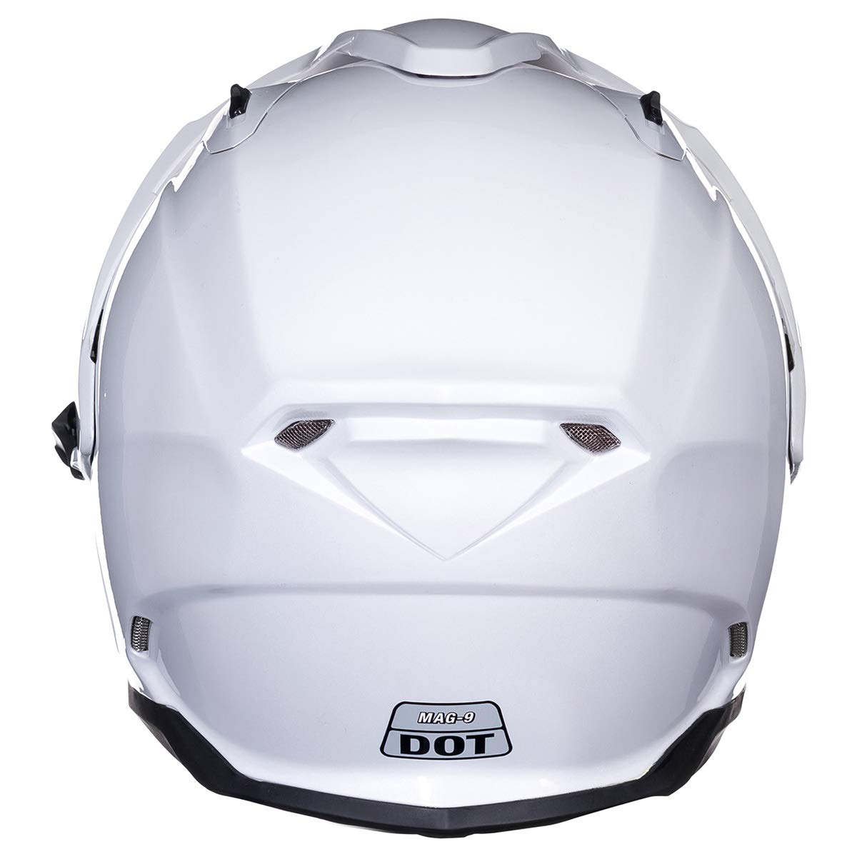 Bell Mag-9 Open Face Motorcycle Helmet (Solid Gloss Pearl White) - XL