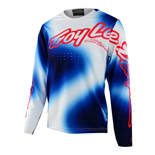 Troy Lee Designs Youth Sprint Lucid Jersey (Blue) - Youth Large