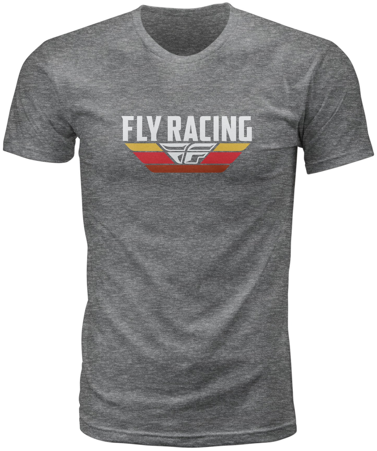 Fly Racing Voyage Tee (Dark Grey Heather) - 2XL