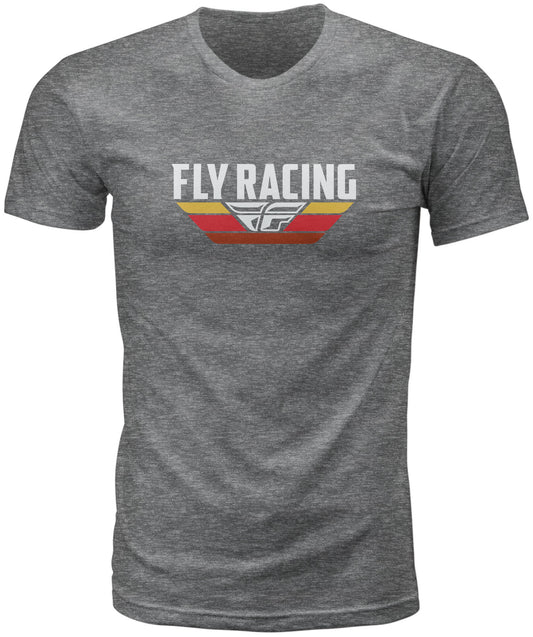 Fly Racing Voyage Tee (Dark Grey Heather) - 2XL