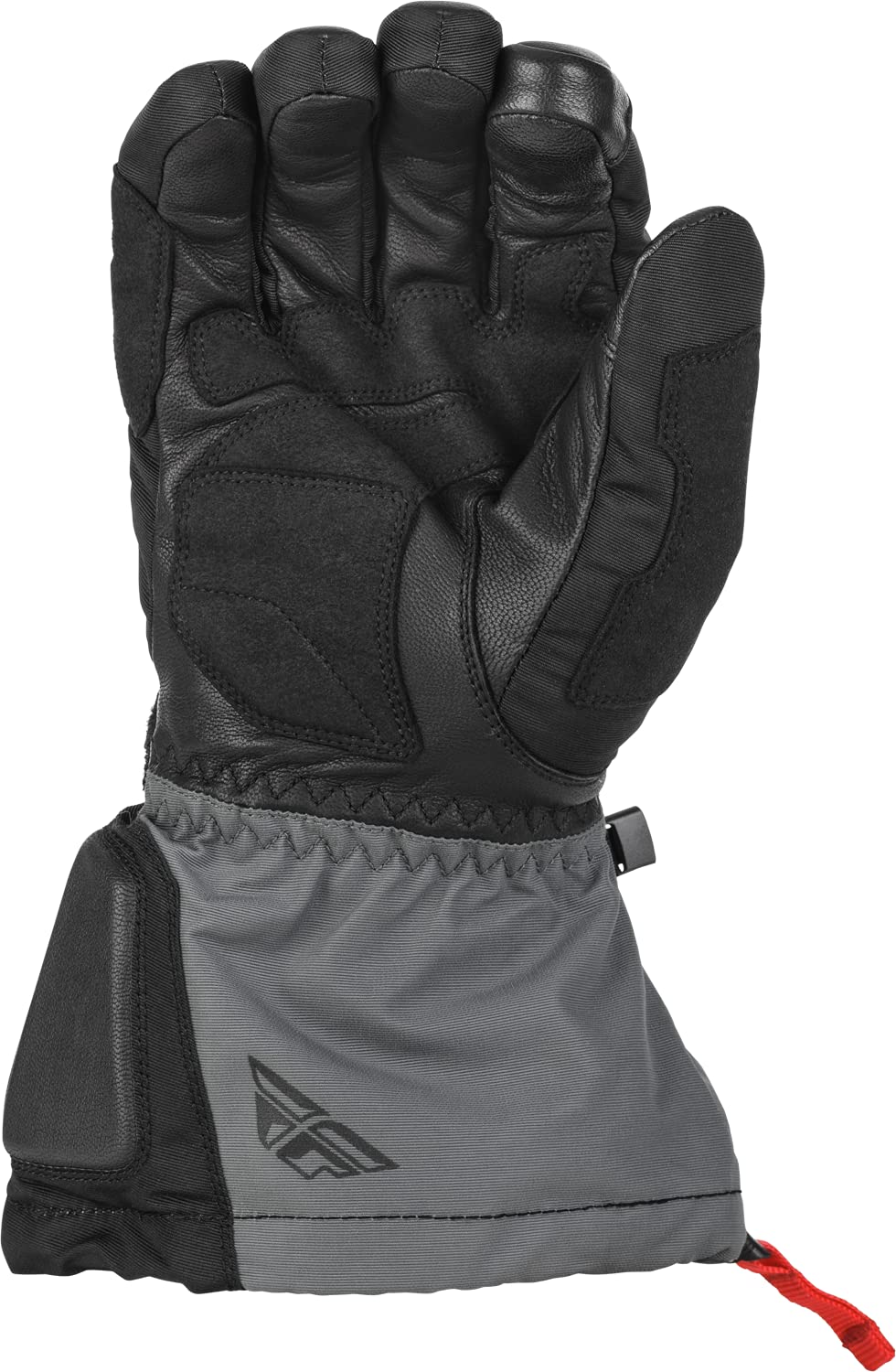 Fly Racing Aurora Snow Glove (Black / Grey) - Small