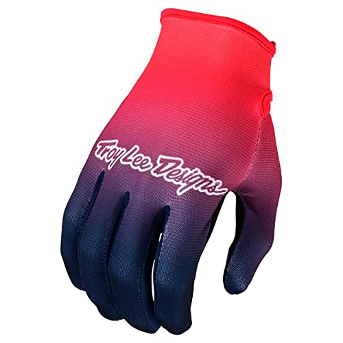 Troy Lee Designs Motocross Motorcycle Dirt Bike Racing Mountain Bicycle Gloves, FLOWLINE Glove (Red/Navy, XX-Large)