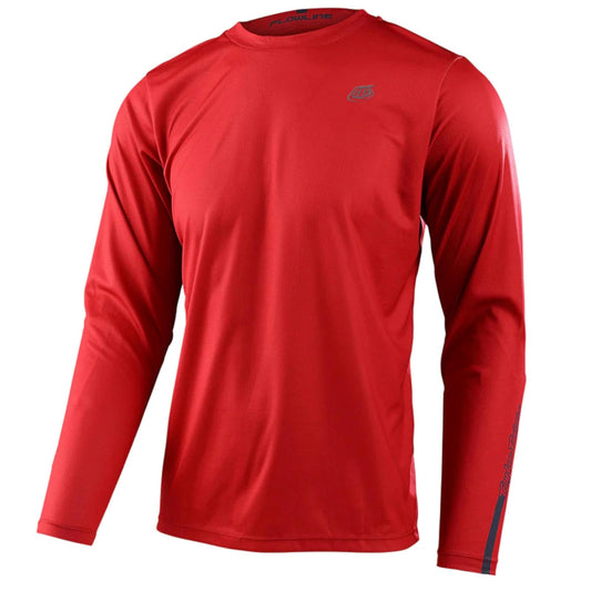 Troy Lee Designs Flowline Solid Long Sleeve Jersey (Baked Apple) - XL