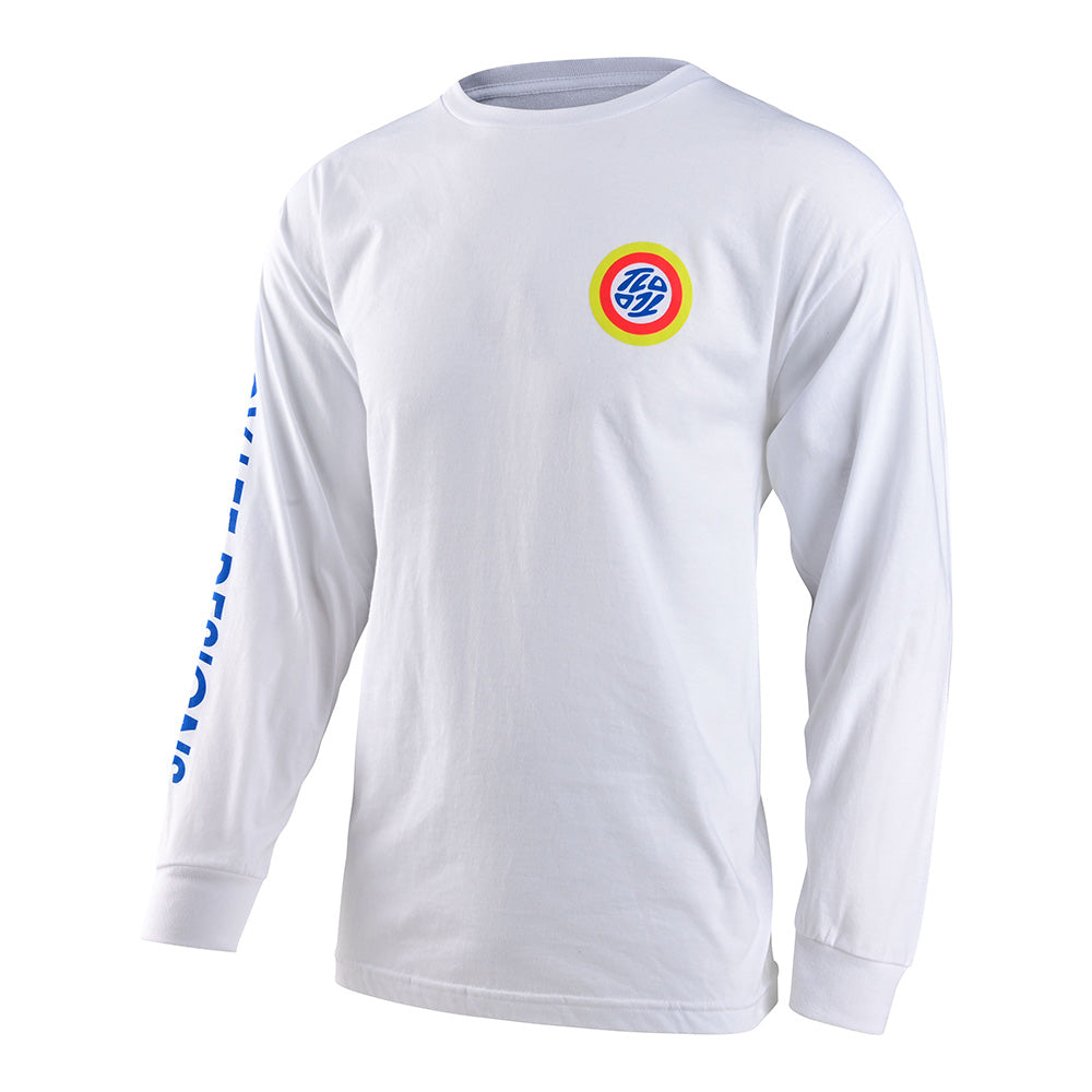 Troy Lee Designs Long Sleeve Tee Spun (White)