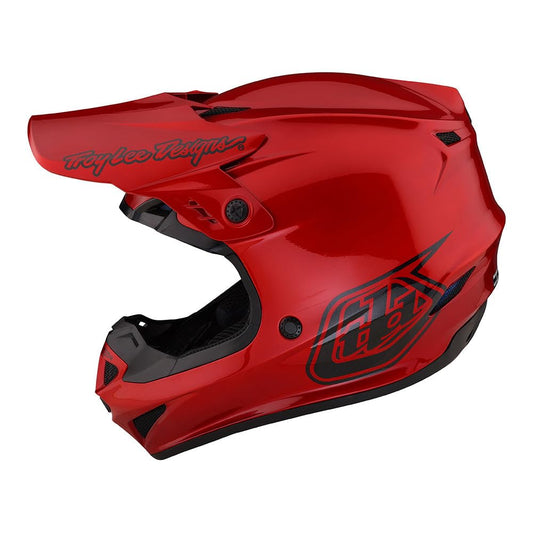 Troy Lee Designs GP Adult Motocross Dirt Bike Helmet (Mono Red) - XS