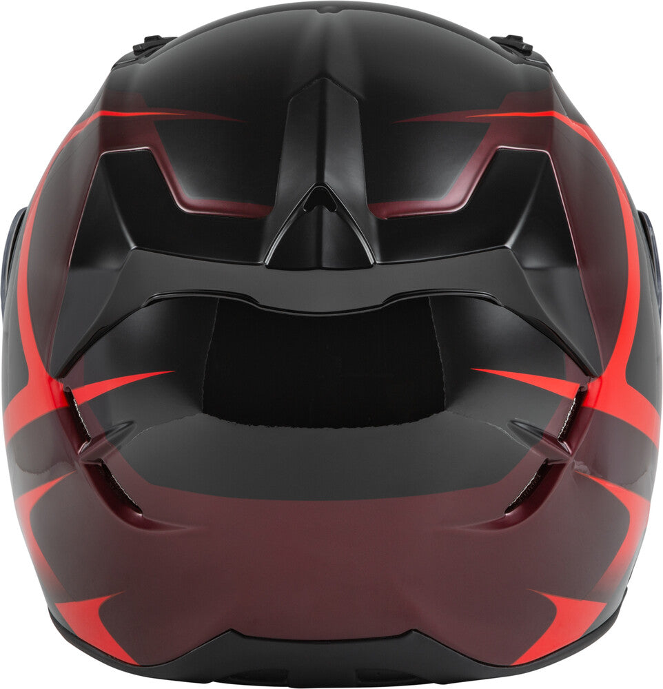 Fly Racing Revolt Rush Street Motorcycle Helmet (Red / Black)