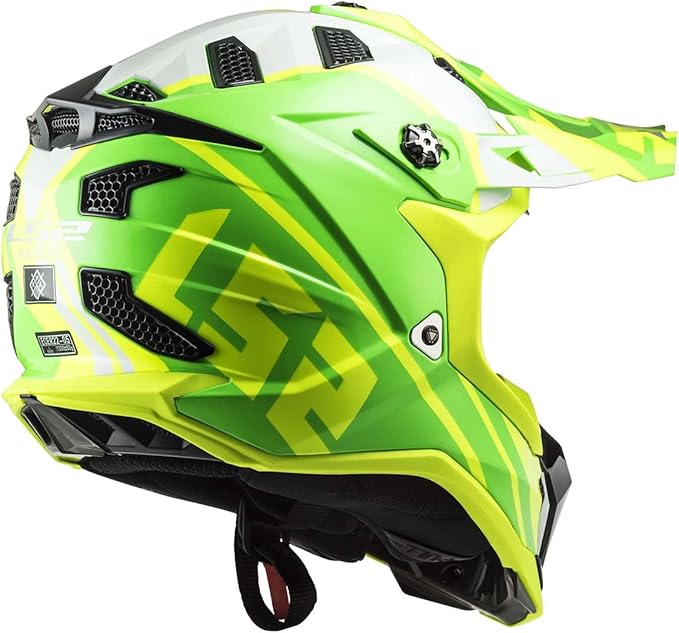 LS2 MX-Off Road Subverter Evo Gammax Helmet (Gloss Hi-Vis Yellow Green)