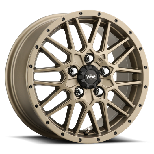 ITP Hurricane 15x7 / 4x137 BP / 4+3 Offset Bronze Wheel