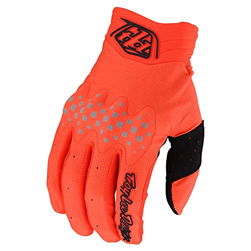 Troy Lee Designs Motocross Motorcycle Dirt Bike Racing Mountain Bicycle Riding Gloves, Gambit Glove (Neon Orange, XX-Large)