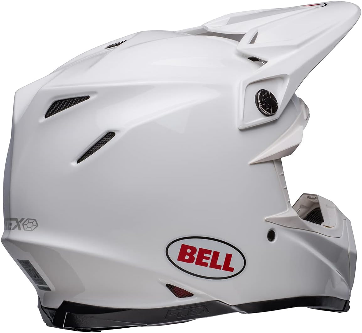 Bell Moto-9S Flex Helmets (Gloss White)