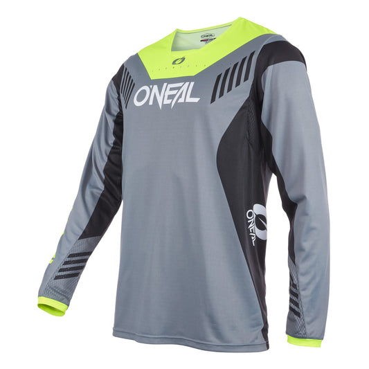 O'Neal Element Freeride Hybrid Jersey (Gray/Yellow) - Small