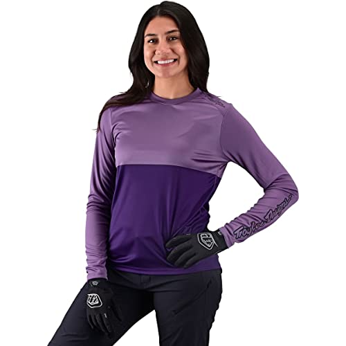 Troy Lee Designs WOMEN's Lilium Block Long-Sleeve MTB Bicycle Jersey