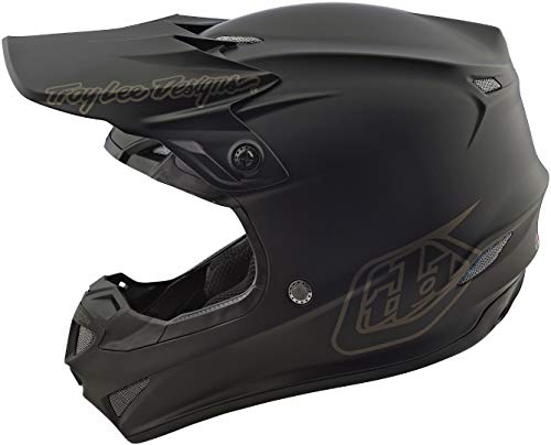 Troy Lee Designs Youth SE4 Polyacrylite Helmet with MIPS - Mono (Midnight Black)