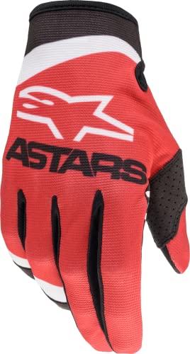 Alpinestars Radar Gloves (Red/Matt Blue/Neon) - Small