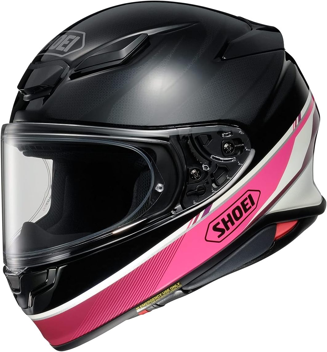 Shoei RF-1400 Nocturne Helmet (Black/White/Pink/Purple)