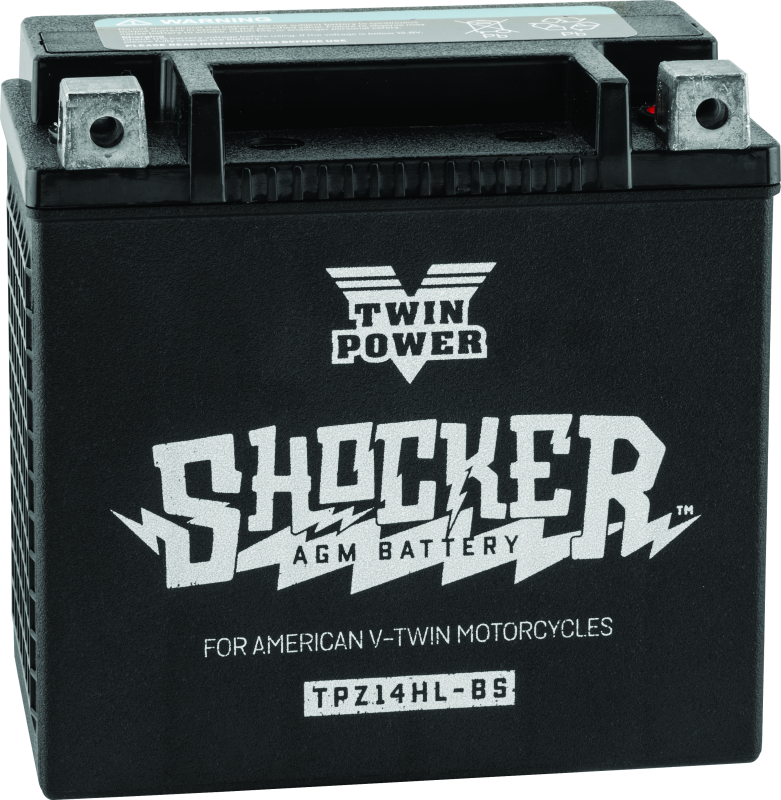 Twin Power YTX-14L Shocker Battery Replaces H-D 65958-04 220 CCA