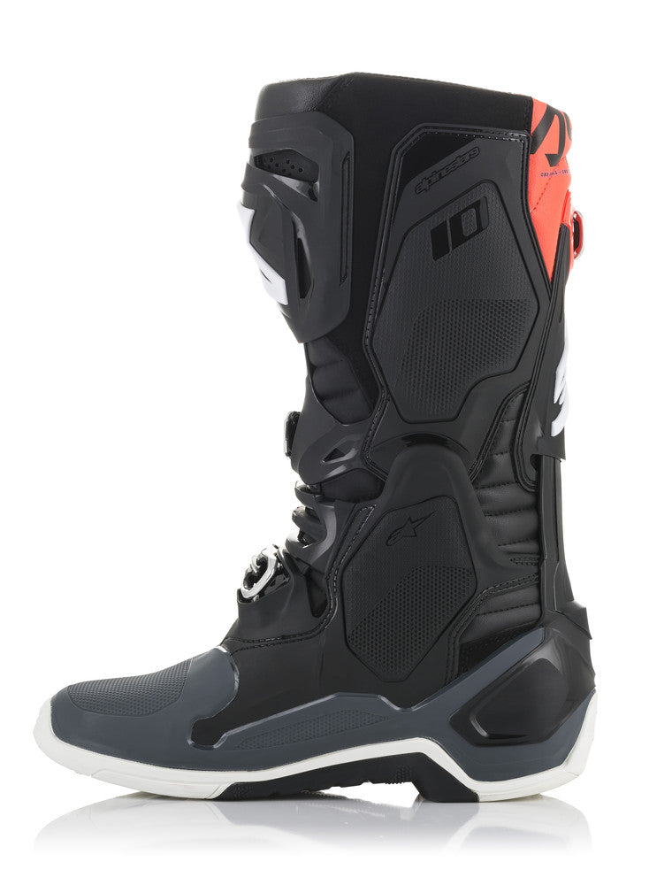 Alpinestars Tech 10 Boots (Black/Gray/Orange) Size 7