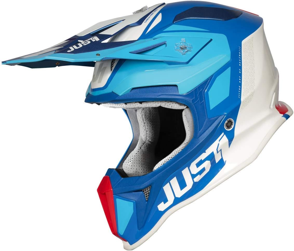 JUST 1 J18 Fiberglass Shell MX Off-Road Motocross Motorcycle Helmet