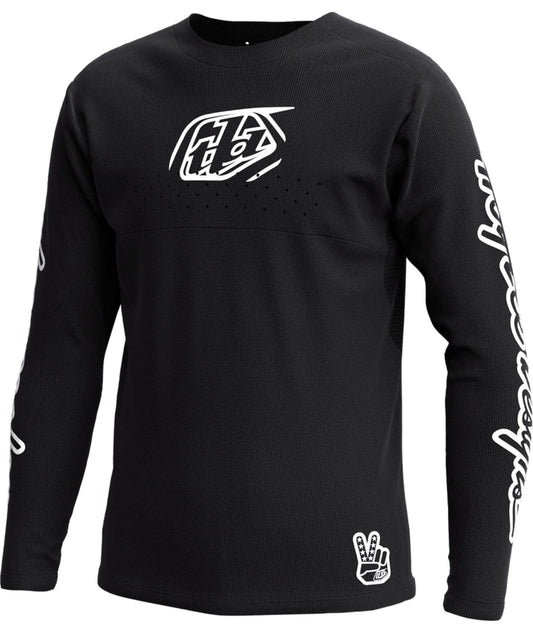 Troy Lee Designs Youth Sprint Icon Jersey (Black) - Small