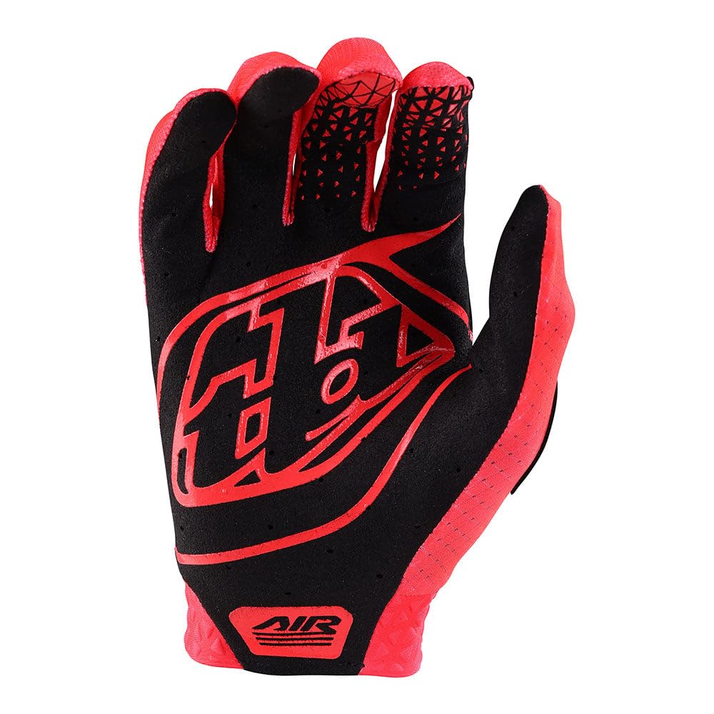 Troy Lee Designs Air Solid Mens MX Offroad Gloves (Glow Red) - 2XL