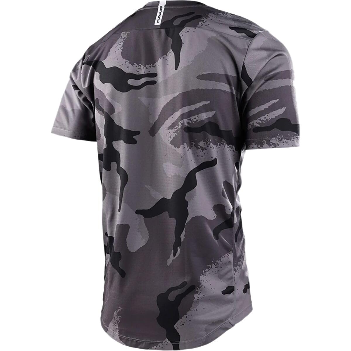 Troy Lee Designs Flowline Cams Short Sleeve Jersey (Carbon) - XL