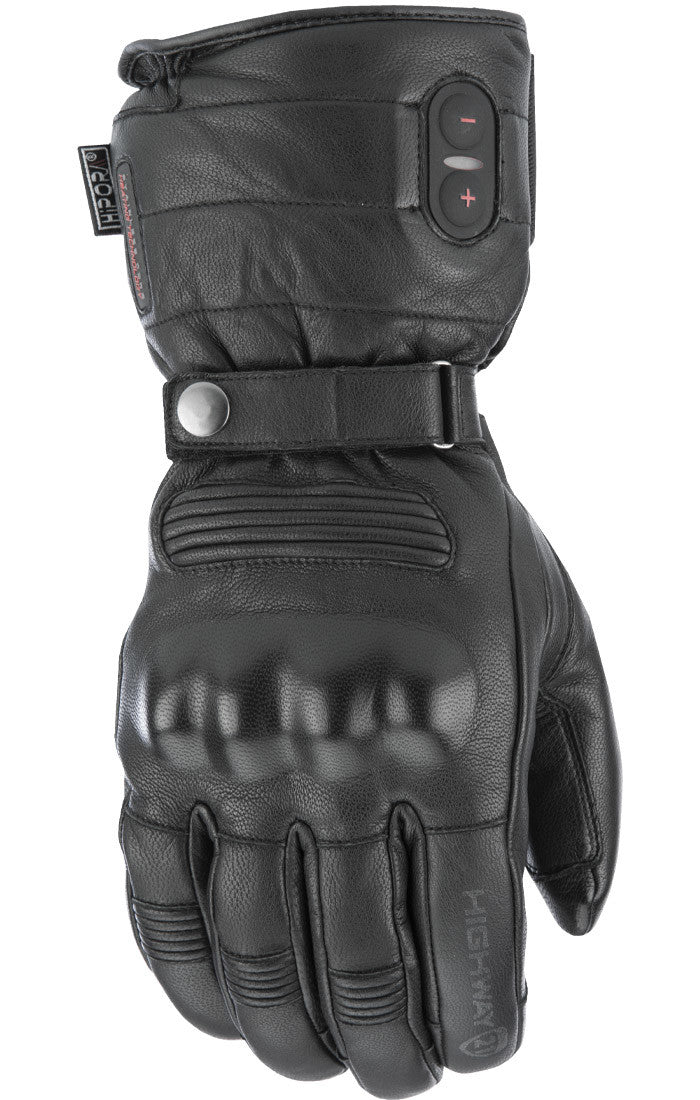 Highway 21 Radiant Leather Motorcycle Gloves (Black)