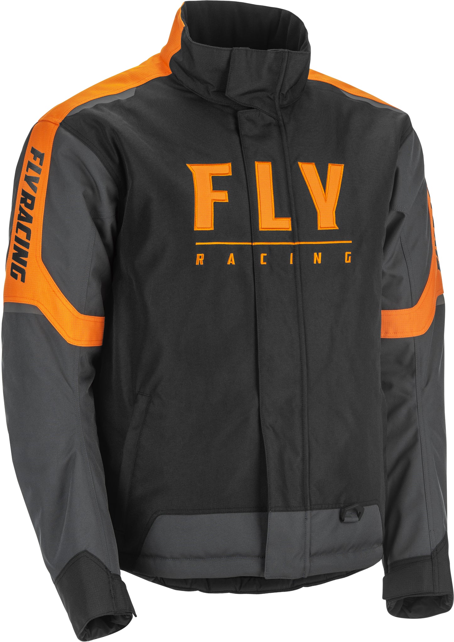 Fly Racing Outpost Jacket (Black / Grey / Orange) - Small