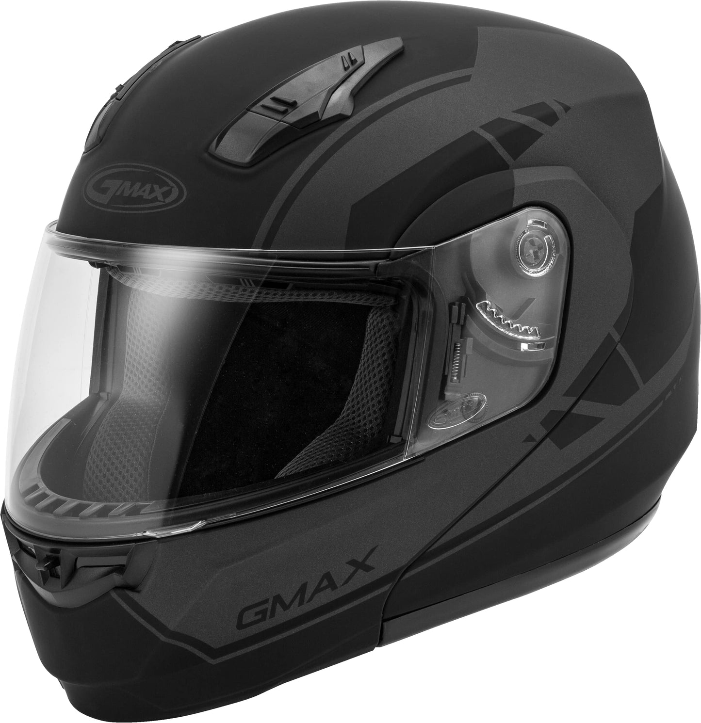 GMAX MD-04 Modualar Helmet (Matte Black/Grey)