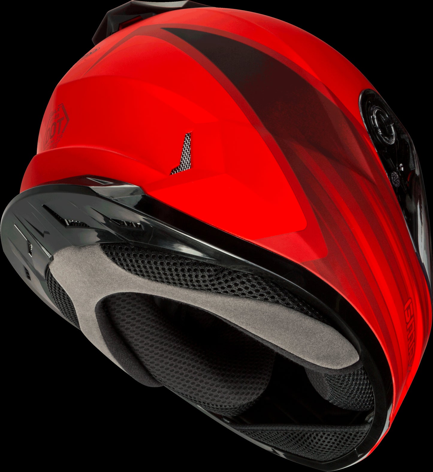 GMAX FF-49 Deflect Motorcycle Helmet (Matte Red)