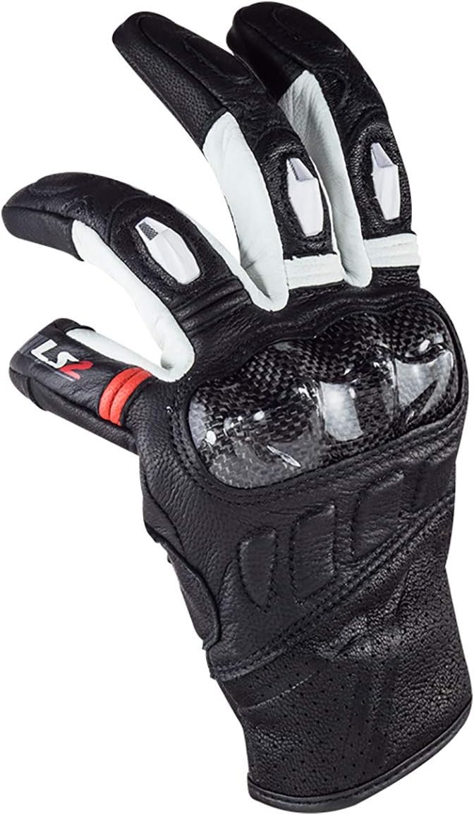 LS2 Helmets Spark Glove (Black/White)