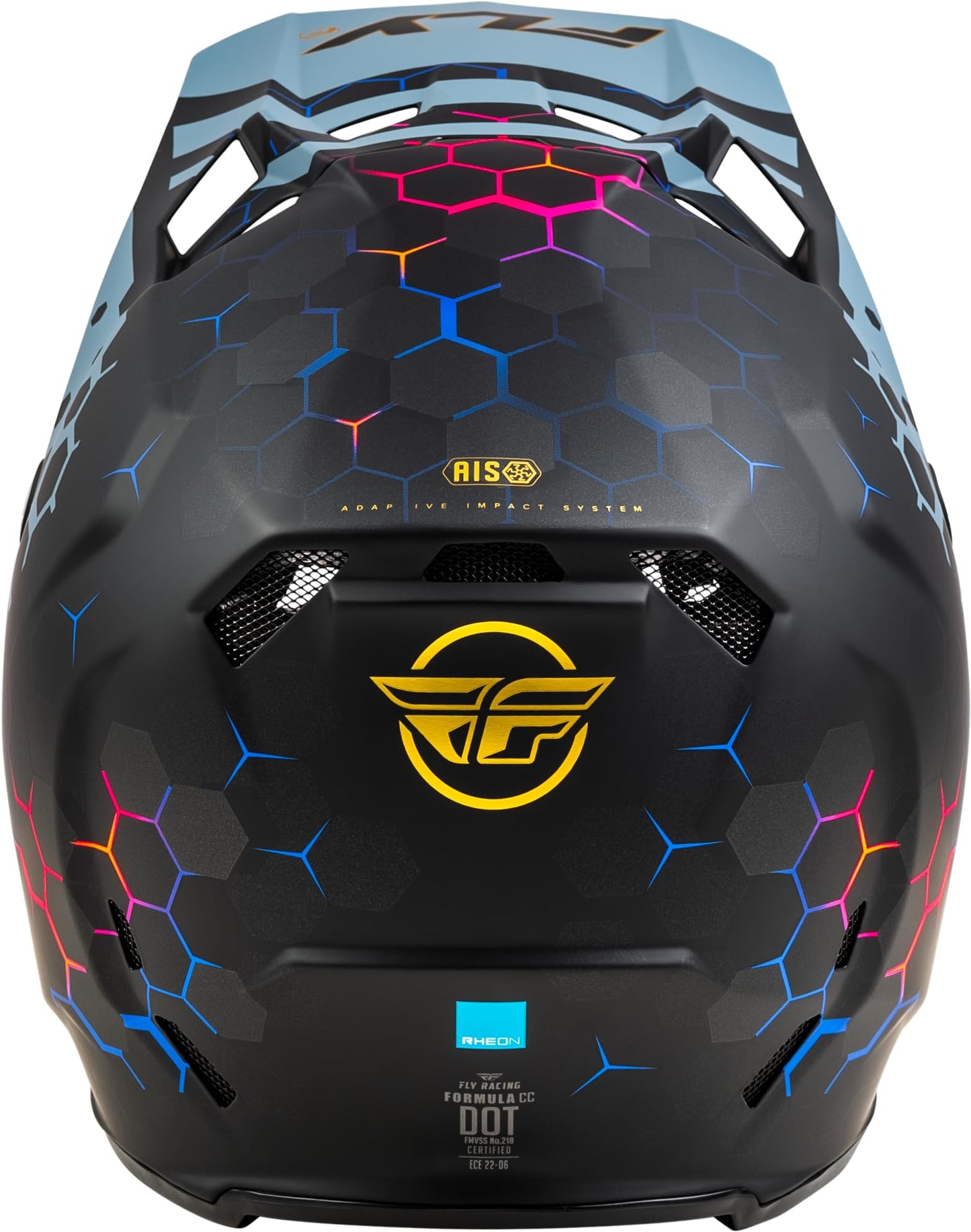 Fly Racing Formula CC Tektonic MX Helmet (Black/Slate/Blue)