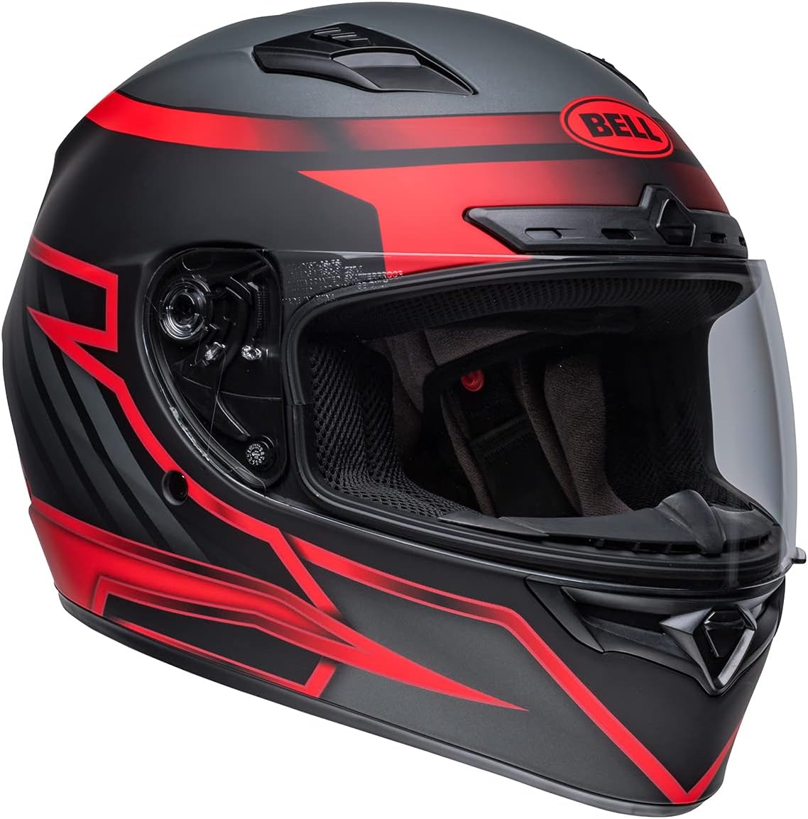 BELL Qualifier DLX MIPS Street Helmet (Raiser Matte Black/Crimson)