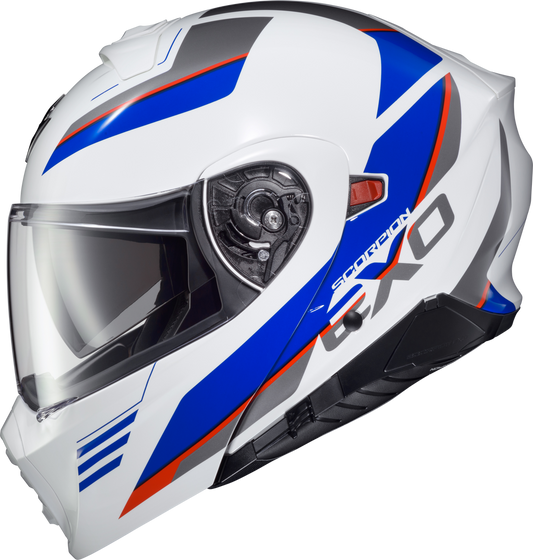 ScorpionEXO GT930 Modular Modulus Helmet (White/Blue) - Small